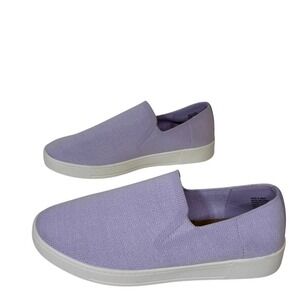 Sonoma Women Ortholite Slip On Comfort Knit Sneakers Size 9 Lilac Walking Travel